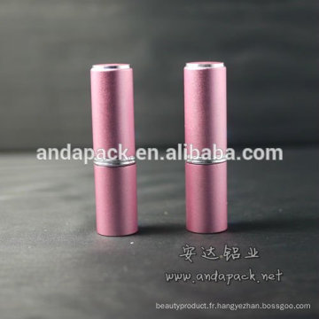 Vêtements cosmétiques de Tubes de rouge à lèvres rose Packaging